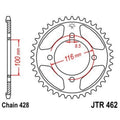 Corona JT 462 de acero con 54 dientes JT SPROCKETS JTR462.54