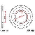 Corona JT 469 de acero con 44 dientes JT SPROCKETS JTR469.44