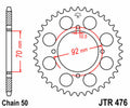 Corona JT SPROCKETS acero estándar 476 - Paso 530 JT SPROCKETS JTR476.45