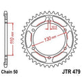 Corona JT SPROCKETS de zinc negro 479 - 530 JT SPROCKETS JTR479.46ZBK