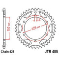 Corona JT 485 de acero con 46 dientes JT SPROCKETS JTR485.46
