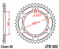 Corona JT SPROCKETS acero estándar 502 - Paso 530 JT SPROCKETS JTR502.45