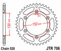 Corona JT SPROCKETS acero estándar 706 - Paso 520 JT SPROCKETS JTR706.46