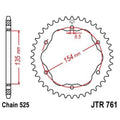 Corona JT 761 de acero con 43 dientes JT SPROCKETS JTR761.43