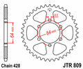 Corona JT SPROCKETS acero estándar 809 - Paso 428 JT SPROCKETS JTR809.47