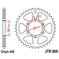 Corona JT 809 de acero con 49 dientes JT SPROCKETS JTR809.49