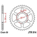 Corona JT 814 de acero con 40 dientes JT SPROCKETS JTR814.40