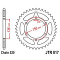 Corona JT 817 de acero con 46 dientes JT SPROCKETS JTR817.46