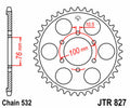 Corona JT SPROCKETS acero estándar 827 - Paso 520 JT SPROCKETS JTR827.42