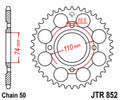 Corona JT 852 de acero con 41 dientes JT SPROCKETS JTR852.41
