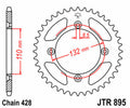 Corona JT SPROCKETS acero estándar 895 - Paso 428 JT SPROCKETS JTR895.46
