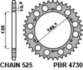 Corona PBR acero estándar 4730 - Paso 525 PBR 4730.43.C45