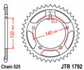 Corona JT SPROCKETS acero estándar 1792 - Paso 525 JT SPROCKETS JTR1792.48