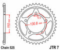 Corona JT SPROCKETS acero estándar 7 - Paso 525 JT SPROCKETS JTR7.44