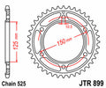 Corona JT 899 de acero con 45 dientes JT SPROCKETS JTR899.45