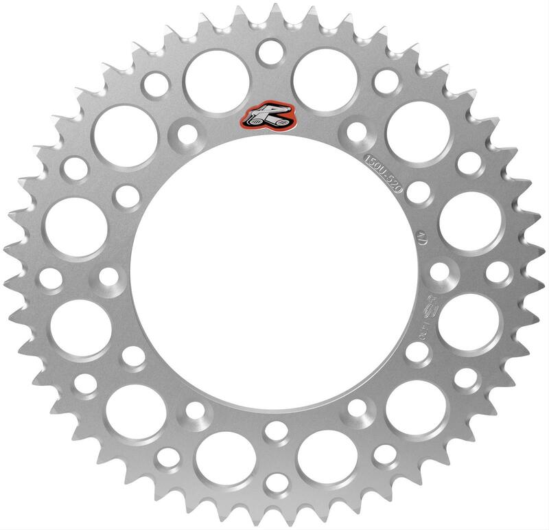 RENTHAL Aluminium Ultra-Light Self-Cleaning Rear Sprocket 224U - 520 RENTHAL 224U-520-53GPSI