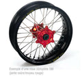 Rueda completa Haan Wheels aro negro 16,5-350 buje rojo 1 115055/3/6 HAAN WHEELS 115055/3/6