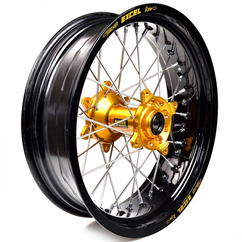 Rueda completa Haan Wheels aro negro 17-5,50 buje oro 1 16010/3/2 HAAN WHEELS 1 16010/3/2