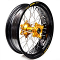 Rueda completa Haan Wheels aro negro 17-4,50 buje oro 1 16108/3/2 HAAN WHEELS 1 16108/3/2