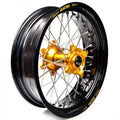 Rueda completa Haan Wheels aro negro 17-5,00 buje oro 1 16109/3/2 HAAN WHEELS 1 16109/3/2