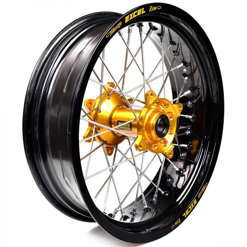 Rueda completa Haan Wheels aro negro 17-5,50 buje oro 1 16110/3/2 HAAN WHEELS 1 16110/3/2