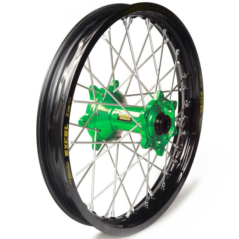 Rueda completa Haan Wheels aro negro 14-1,60 buje verde 1 22002/3/7 HAAN WHEELS 1 22002/3/7