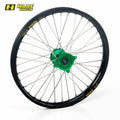 Rueda completa Haan Wheels aro negro 19-1,40 buje verde 1 23014/3/7 HAAN WHEELS 123014/3/7