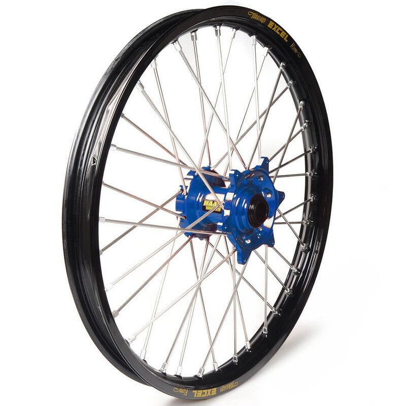 Rueda completa Haan Wheels aro negro 17-2,50 buje azul 1 23049/3/5 HAAN WHEELS 1 23049/3/5
