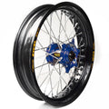 Rueda completa Haan Wheels aro negro 17-3,50 buje azul 1 24006/3/5 HAAN WHEELS 1 24006/3/5
