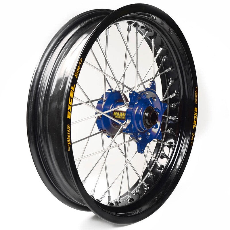 Rueda completa Haan Wheels aro negro 16,5-3,50 buje azul 1 25055/3/5 HAAN WHEELS 1 25055/3/5