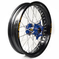 Rueda completa Haan Wheels aro negro 17-3,50 buje azul 1 25106/3/5 HAAN WHEELS 1 25106/3/5