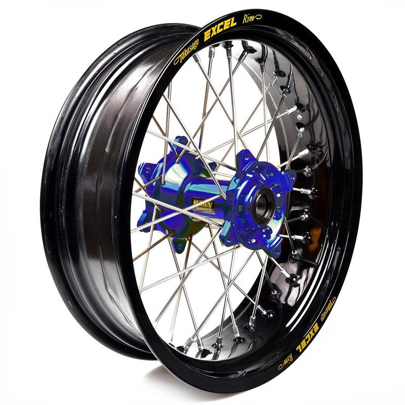 Rueda completa Haan Wheels aro negro 17-4,25 buje azul 1 26007/3/5 HAAN WHEELS 1 26007/3/5