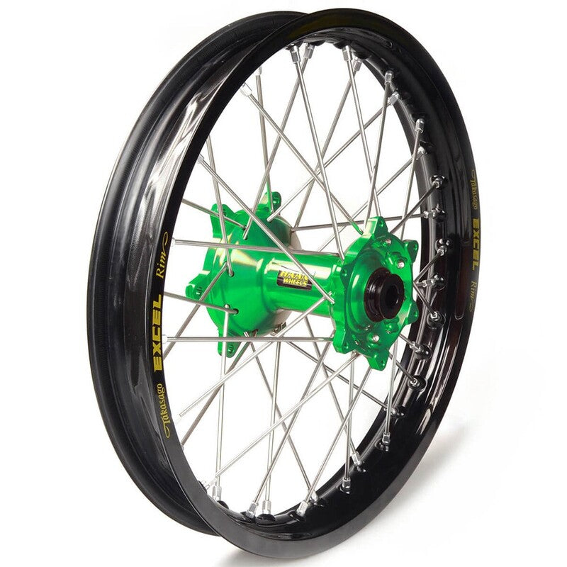 Rueda completa Haan Wheels aro negro 18-2,15 buje verde 1 26012/3/7 HAAN WHEELS 1 26012/3/7