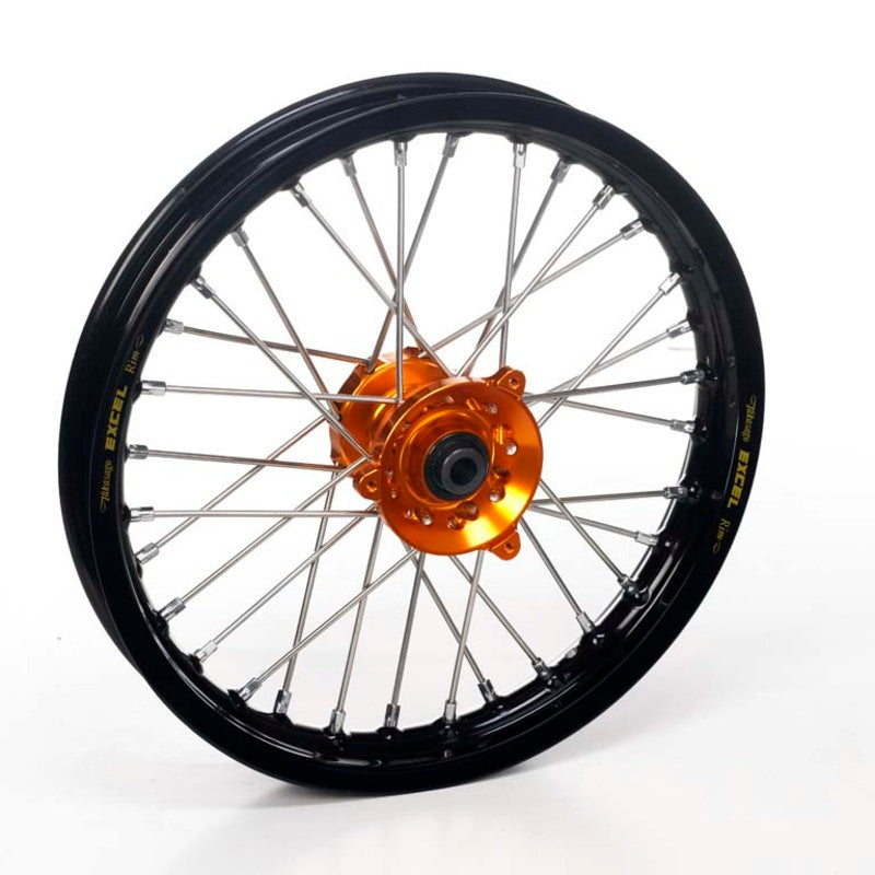 Rueda completa Haan Wheels aro negro 17-1,40 buje naranja 1 31004/3/10 HAAN WHEELS 1 31004/3/10