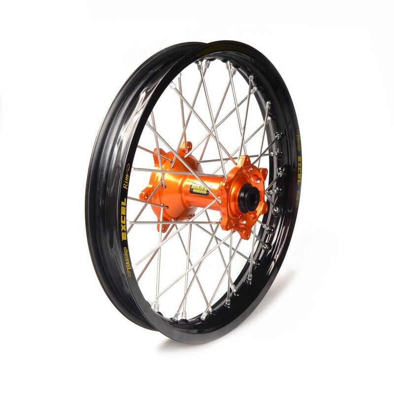 Rueda completa Haan Wheels aro negro 14-1,60 buje naranja 1 32102/3/10 HAAN WHEELS 1 32102/3/10