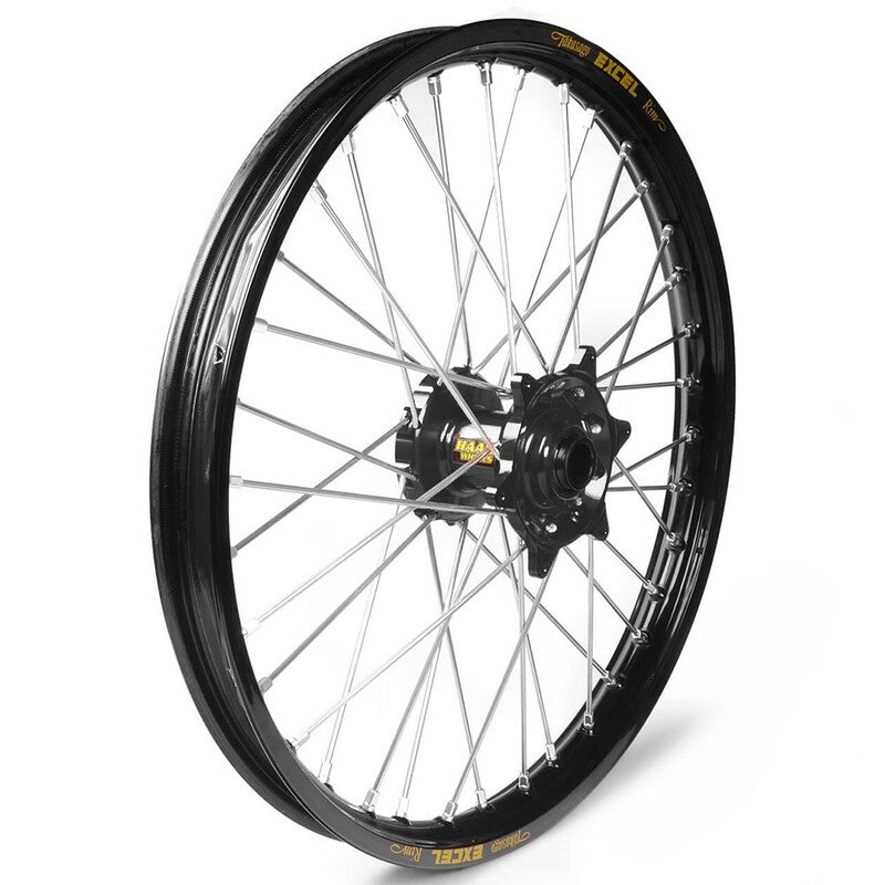 Rueda completa Haan Wheels aro negro 17-2,50 buje negro 1 33049/3/3 HAAN WHEELS 1 33049/3/3