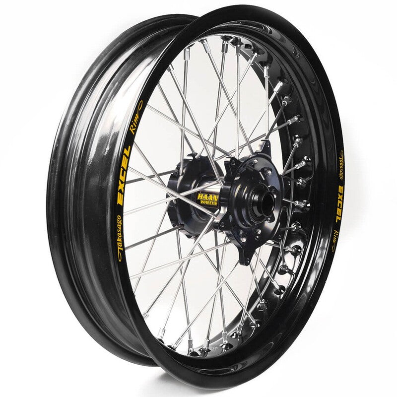 Rueda completa Haan Wheels aro negro 17-3,50 buje negro 1 35206/3/3 HAAN WHEELS 1 35206/3/3
