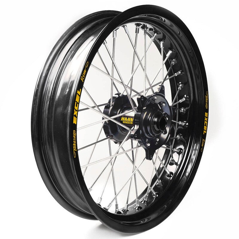 Rueda completa Haan Wheels aro negro 16-3,50 buje negro 1 35250/3/3 HAAN WHEELS 1 35250/3/3