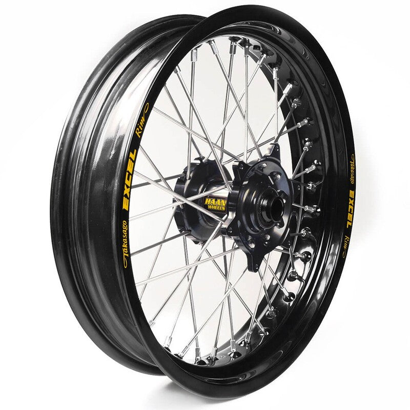 Rueda completa Haan Wheels aro negro 16,5-3,50 buje negro 1 35255/3/3 HAAN WHEELS 1 35255/3/3