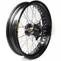 Rueda completa Haan Wheels aro negro 16-3,50 buje negro 1 35350/3/3 HAAN WHEELS 1 35350/3/3