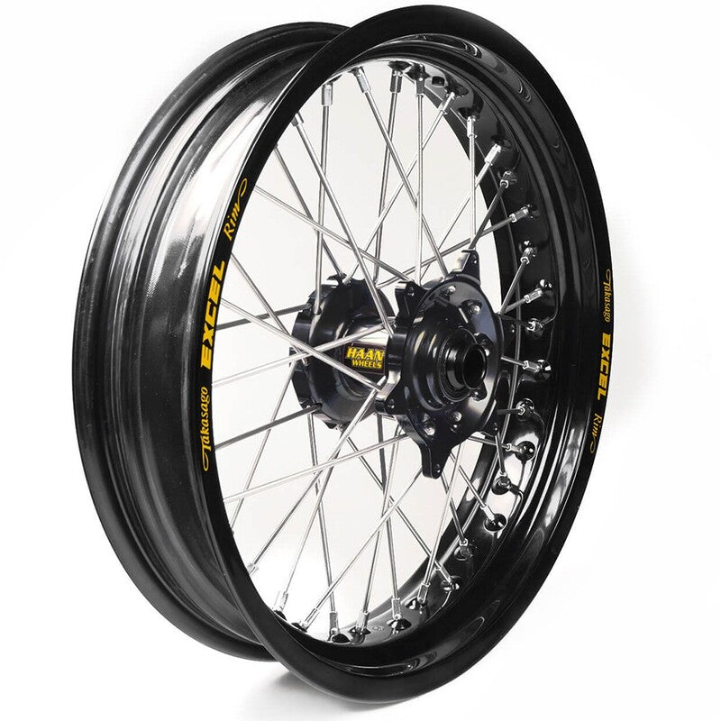 Rueda completa Haan Wheels aro negro 16-3,50 buje negro 1 35350/3/3 HAAN WHEELS 1 35350/3/3