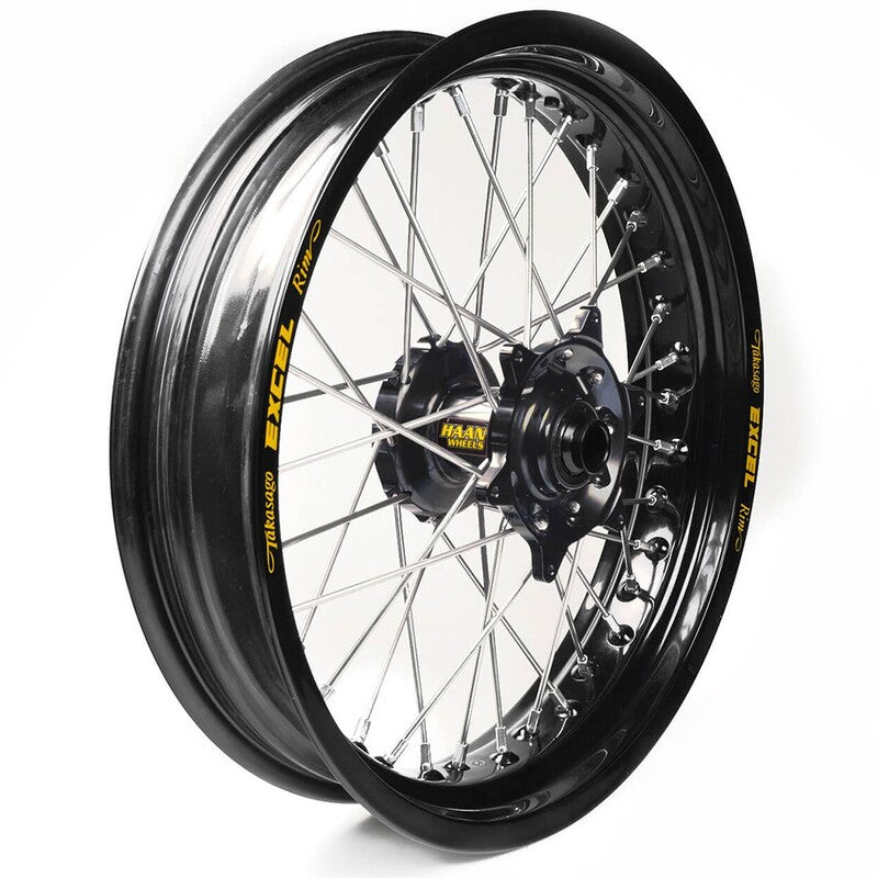 Rueda completa Haan Wheels aro negro 16-3,50 buje negro 1 35550/3/3 HAAN WHEELS 1 35550/3/3