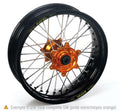 Rueda completa Haan Wheels aro negro 17-5,50 buje naranja 1 36010/3/10 HAAN WHEELS 136010/3/10