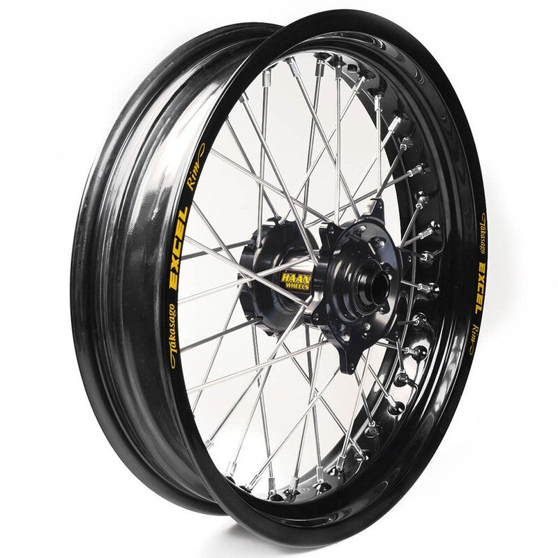 Rueda completa Haan Wheels aro negro 17-4,25 buje negro 1 36507/3/3 HAAN WHEELS 1 36507/3/3
