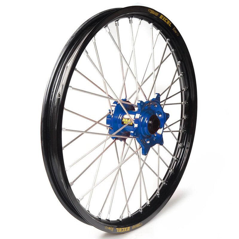 Rueda completa Haan Wheels aro negro 17-1,40 buje azul 1 43004/3/5 HAAN WHEELS 1 43004/3/5