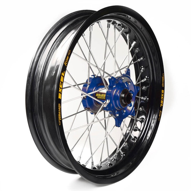 Rueda completa Haan Wheels aro negro 16-3,50 buje azul 1 45150/3/5 HAAN WHEELS 1 45150/3/5