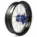 Rueda completa Haan Wheels aro negro 16,5-3,50 buje azul 1 45155/3/5 HAAN WHEELS 1 45155/3/5