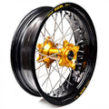Rueda completa Haan Wheels aro negro 17-4,50 buje oro 1 46008/3/2 HAAN WHEELS 1 46008/3/2
