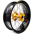 Rueda completa Haan Wheels aro negro 17-5,00 buje oro 1 46009/3/2 HAAN WHEELS 1 46009/3/2