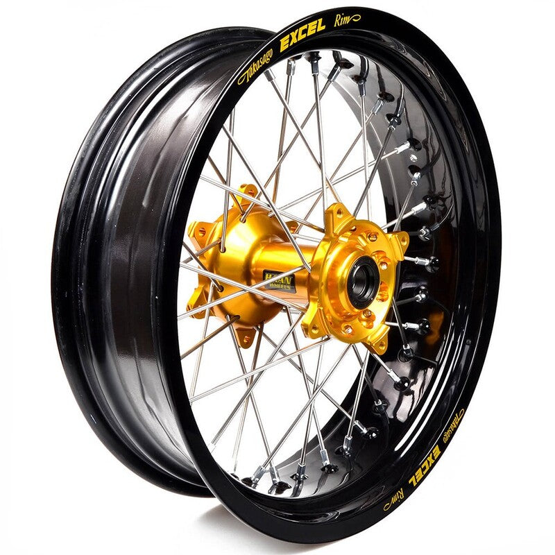 Rueda completa Haan Wheels aro negro 17-5,00 buje oro 1 46009/3/2 HAAN WHEELS 1 46009/3/2